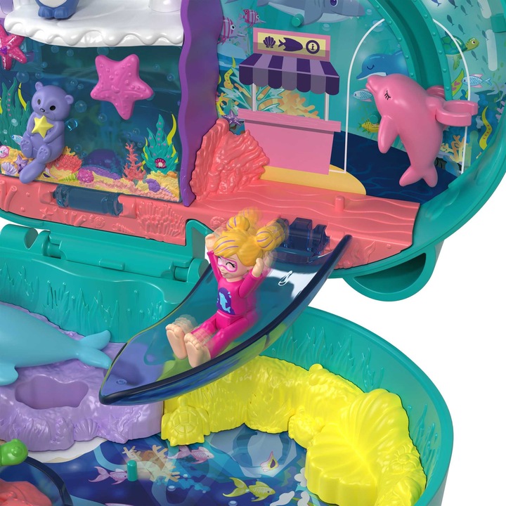 POLLY POCKET Oceanarium wyderki Zestaw kompaktowy