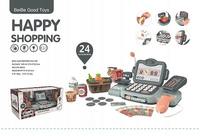 Interaktywna Kasa Fiskalna Dla Dzieci Zabawa w Sklep Koszyk Kalkulator