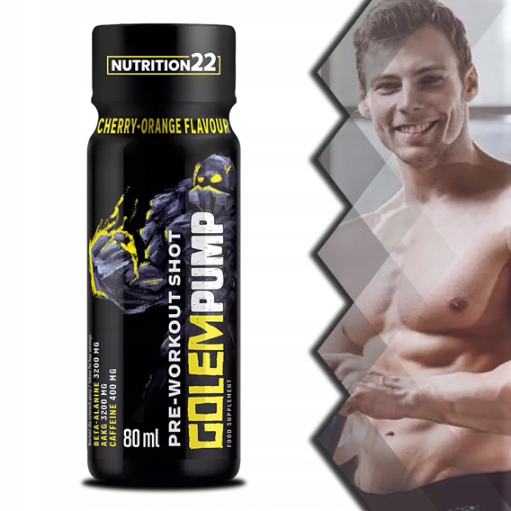 Nutrition22 Golem Pump 100 ml Pre-Workout przedtreningówka MEGA pompa