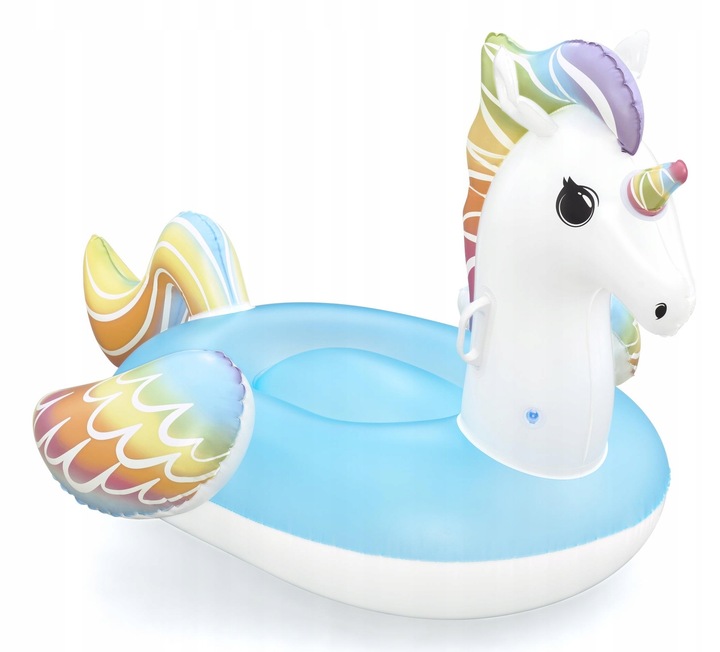 41114 Dmuchany JEDNOROŻEC materac 1,55 mx1,19 CM DLA DZIECI UCHWYTY BESTWAY