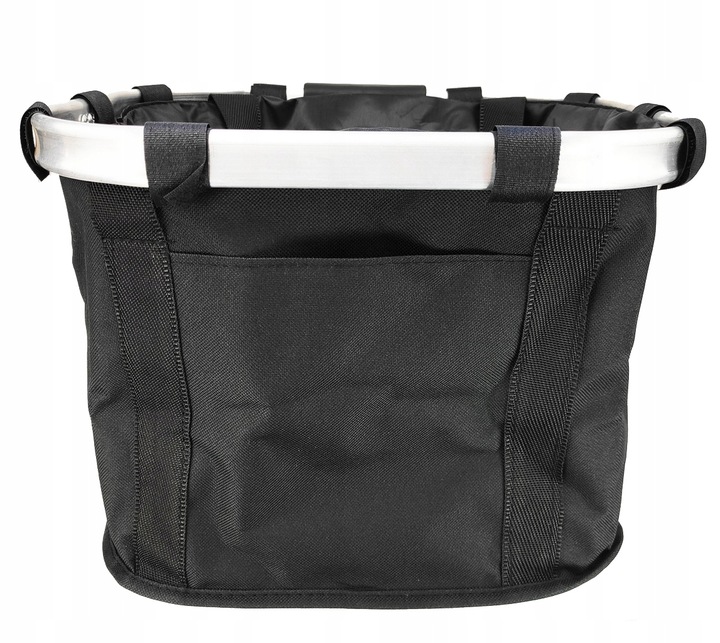 Torba KOSZYK do ROWERU rowerowy PIKNIK czarny