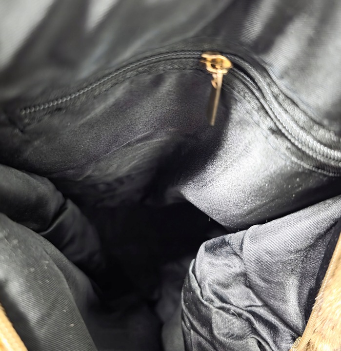 TOREBKA DAMSKA A4 NA RAMIĘ Z FUTERKA WŁOSKA MARKA XY2503 czekoladowa