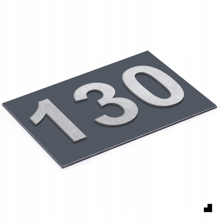 WYPUKŁY NUMER NA DOM | TABLICZKA ADRESOWA Z NUMEREM DOMU / MIESZKANIA