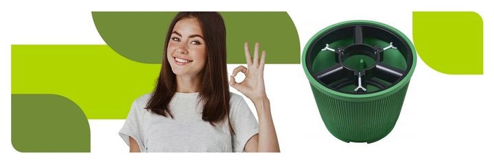 STOJAK NA CHOINKĘ ZIELONY REGULOWANY 2W1 Z POJEMNIKIEM NA WODĘ 31 CM