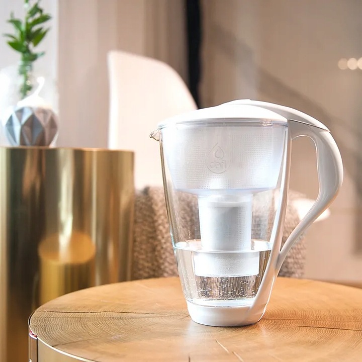 Szklany dzbanek filtrujący Dafi Crystal (biały)
