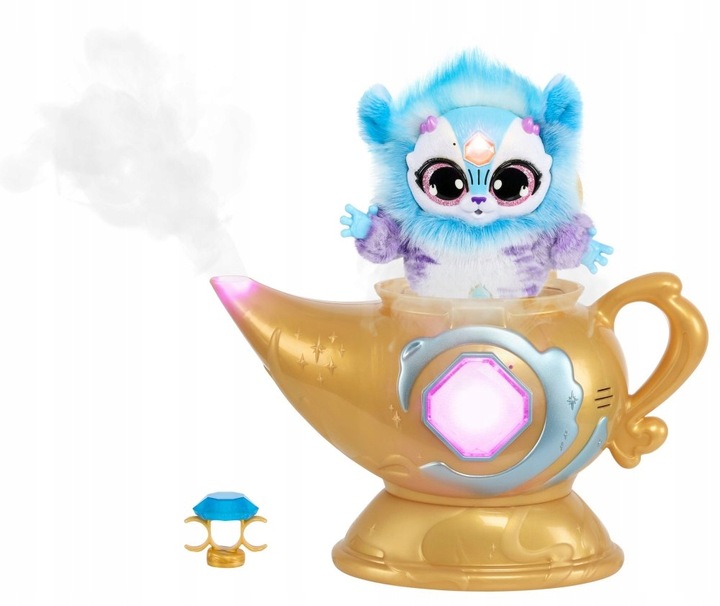 MAGIC MIXIES MAGICZNA LAMPA DŻINA MASKOTKA INTERAKTYWNA ZWIERZAK NIEBIESKA
