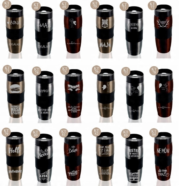 KUBEK TERMICZNY Z GRAWEREM prezent dla strażaka