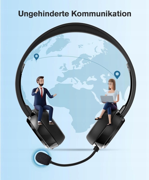 Słuchawki z Microfonem USB/3.5 mm