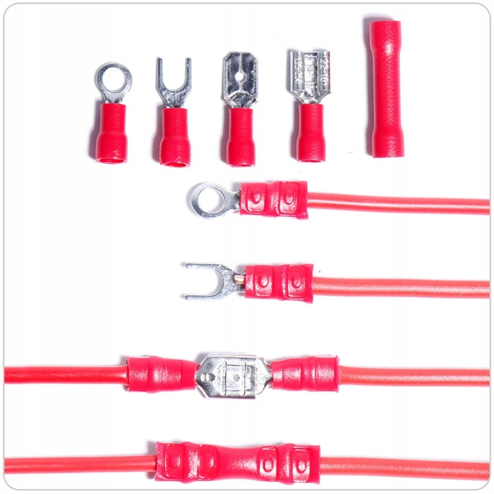 ZESTAW XXL KONEKTRÓW IZOLOWANYCH + ZACISKARKA