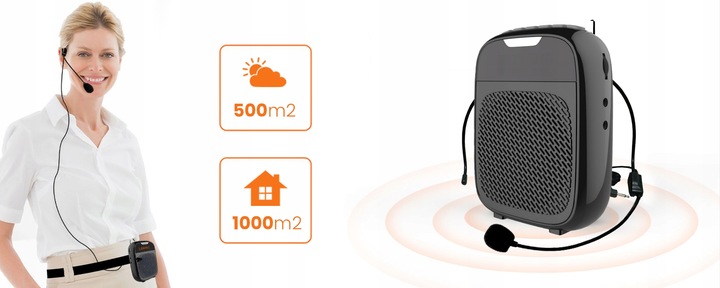 Norwii S328 Przewodowy Wzmacniacz Głosu Mikrofon, Radio