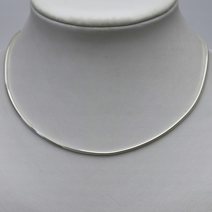 Łańcuszek Srebrny damski Żmijka 2mm 60cm gruby 925
