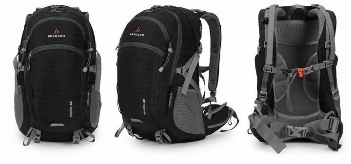 MARKOWY PLECAK BERGSON MOLDE 30L ODDYCHAJĄCY