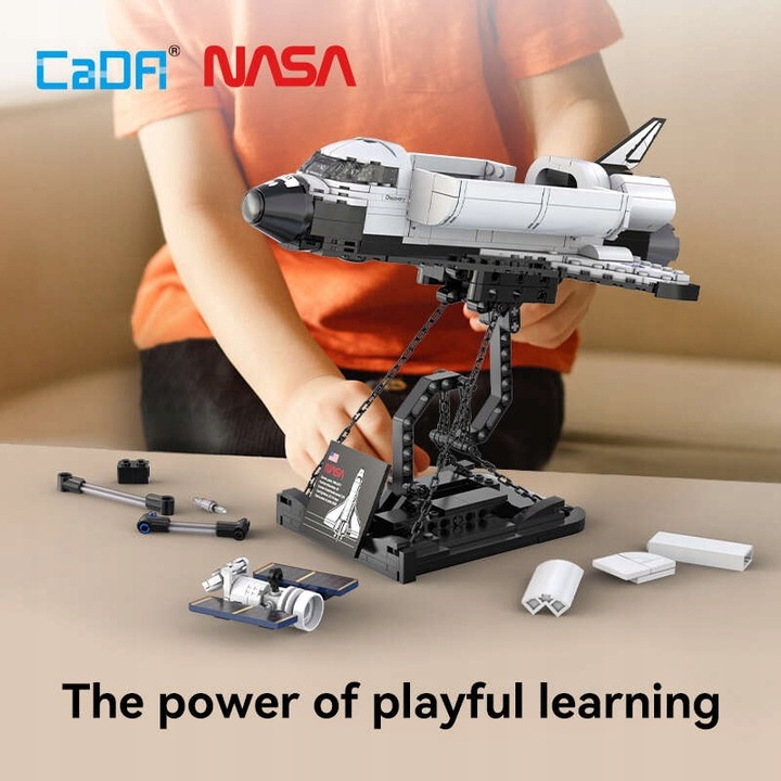 KLOCKI CADA NASA ODKRYWACZ KOSMICZNY SPACE SHUTTLE DISCOVERY 475EL.