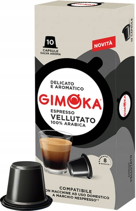 Kapsułki do Nespresso Gimoka Zestaw 10 x 10 MIX Espresso Lungo