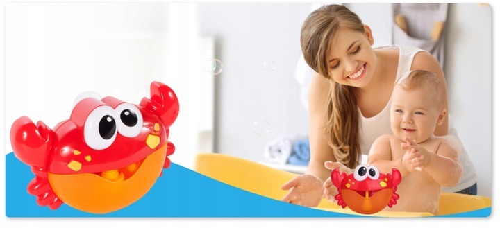 MASZYNKA DO ROBIENIA BĄBELEK PIANY W WANNIE KRAB