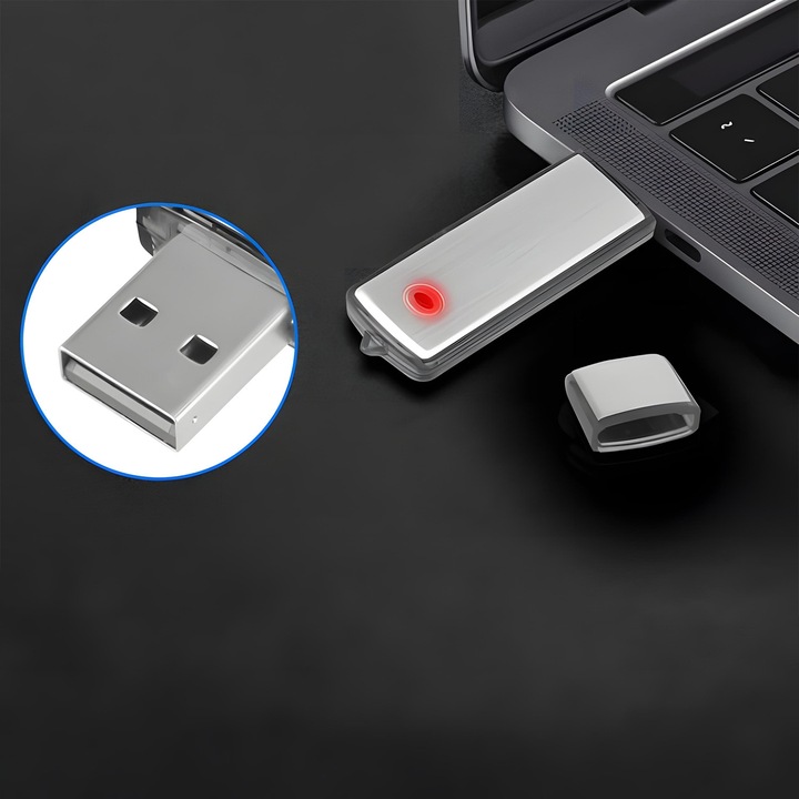 Mini Dyktafon szpiegowski podsłuch PENDRIVE ukryty rejestrator głosu USB