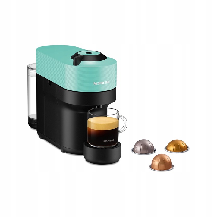Ekspres KRUPS NESPRESSO Vertuo Pop XN9204 miętowy