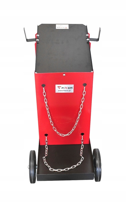 WÓZEK SPAWALNICZY Z SZUFLADAMI DO SPAWARKI MIGOMATU Z PÓŁKĄ NA BUTLĘ