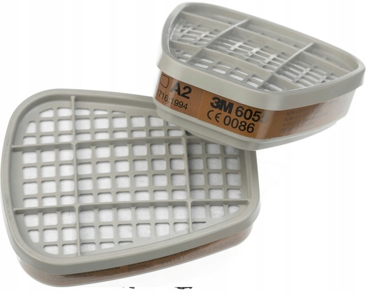 Pochłaniacz 6051 A1 3M kpl 2 szt Filtr węglowy Oryginał