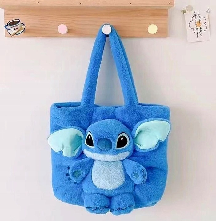 TOREBKA PLUSZAK STICH STITCH MASKOTKA PLUSZOWA TOREBECZKA NA RAMIĘ DZIECI