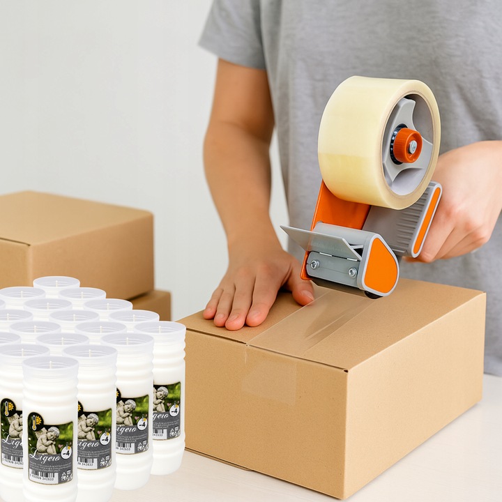 Wkłady do Zniczy Rewelacyjne na Upały Parafinowe 4 dni x20 Czyste Wypalanie