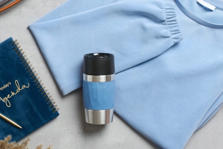 Kubek termiczny TravelMug 0.3L niebieski silikonowa osłona