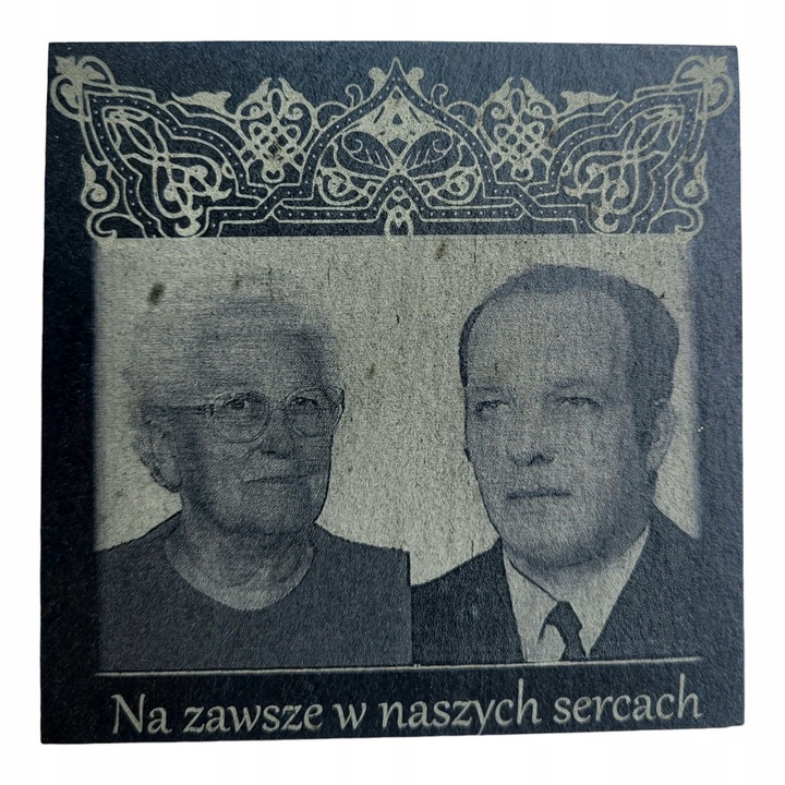Tabliczka na nagrobek, książka na nagrobek, tablica nagrobna ze zdjęciem