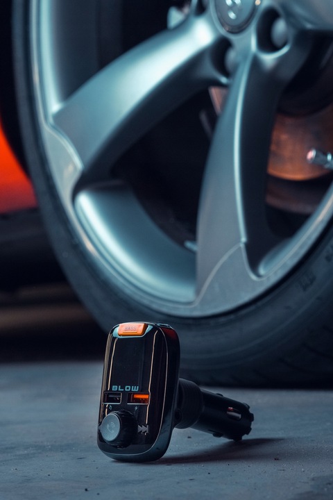 TRANSMITER BLUETOOTH FM ŁADOWARKA 2x USB PD QC BASS ZESTAW GŁOŚNOMÓWIĄCY