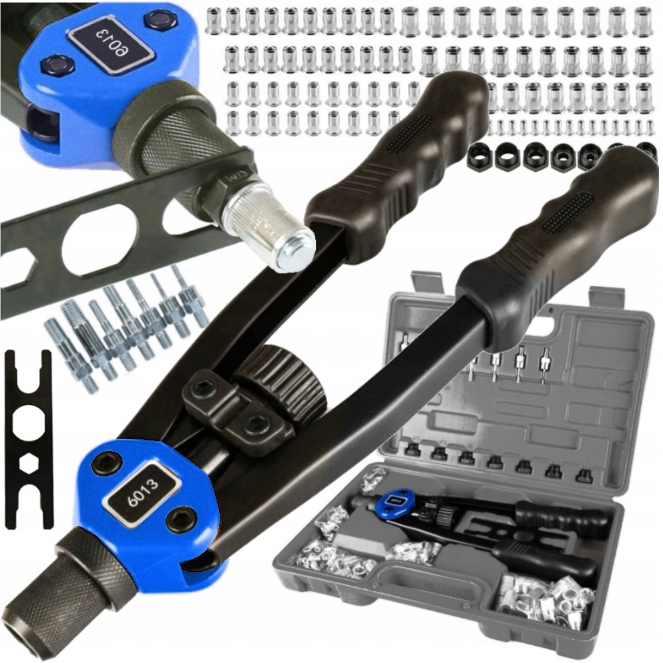 NITOWNICA DO NITONAKRĘTEK RĘCZNA M3 M4 M5 M6 M8 M10 M12 126 el. + WALIZKA