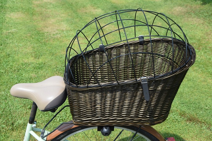 Koszyk TRANSPORTER z wikliny na rower Kosz MIX