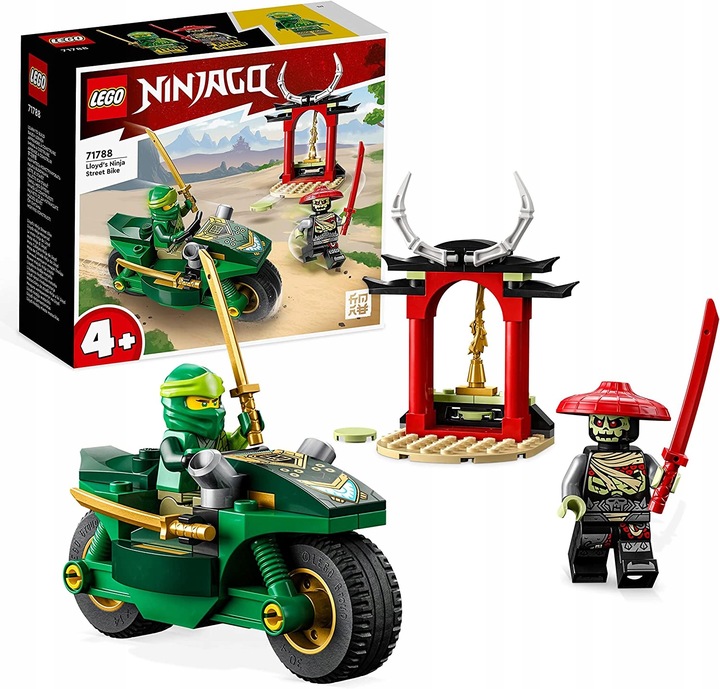 LEGO NINJA GO 71788 ZIELONY MOTOCYKL LLOYDA MOTOR