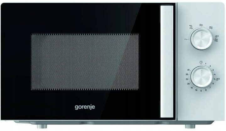 Kuchenka mikrofalowa GORENJE MO20E1WH 800W 20l 5 poziomów mocy, rozmrażanie