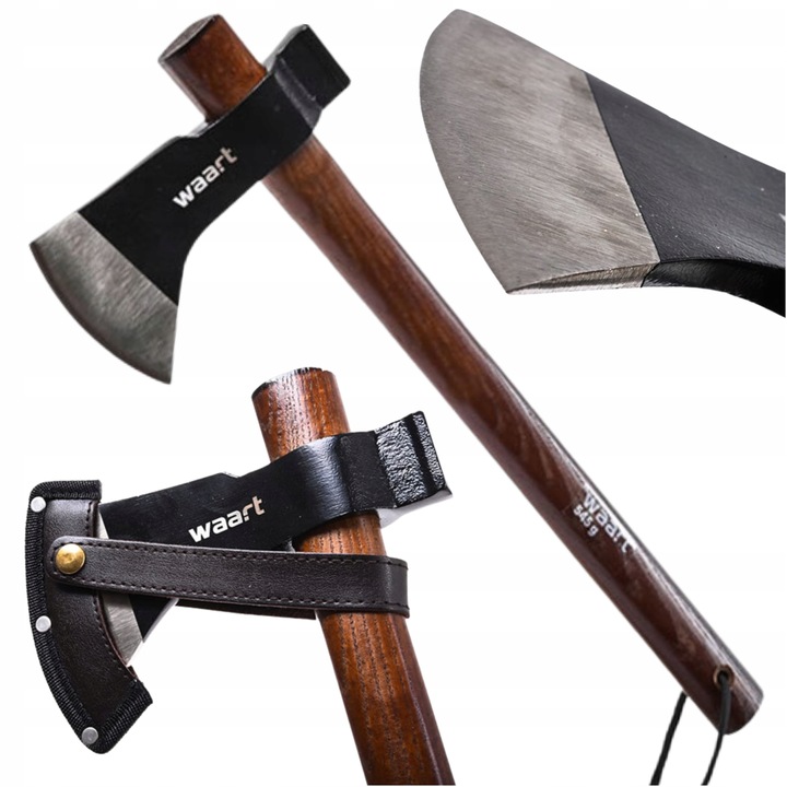 SIEKIERA SIEKIERKA TOPOREK Z POKROWCEM KUTA STAL TRZONEK HIKOROWY 545 g