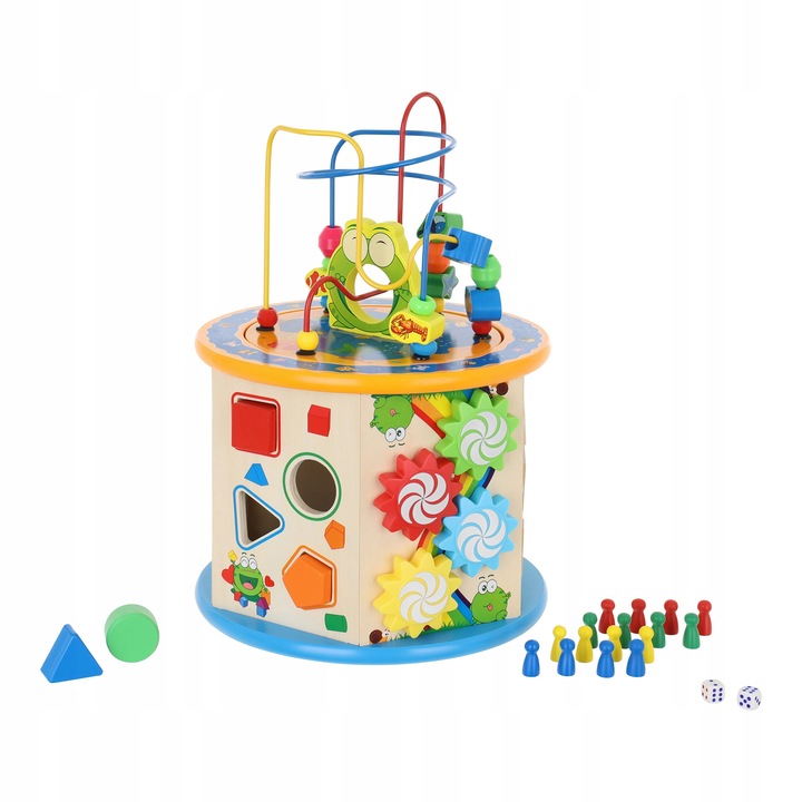 KOSTKA EDUKACYJNA DREWNIANY SORTER PRZEPLATANKA