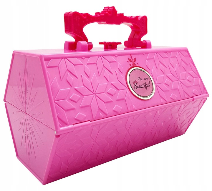 KUFEREK KOSMETYKÓW ZESTAW DO MAKIJAŻU I PAZNOKCI