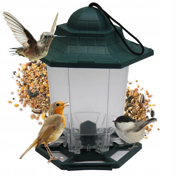 KARMNIKI DLA PTAKÓW PLASTIKOWE KARMNIK WISZĄCY DO KARMY I SŁONECZNIKA