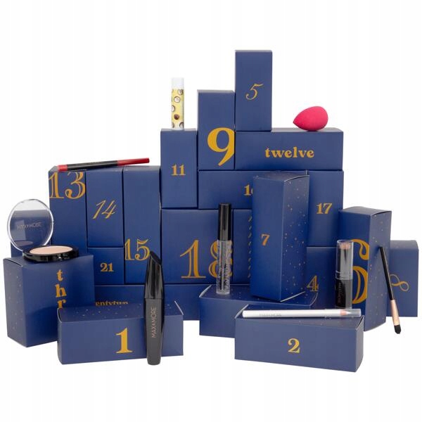 Kalendarz Adwentowy MAX & MORE 24 LUKSUSOWE kosmetyki do twarzy i ciała LOV