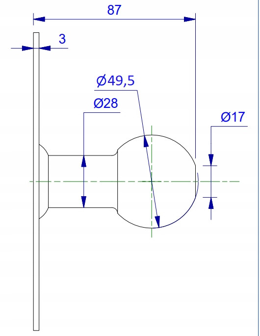 Uniwersalny uchwyt ścienny do platform rowerowych