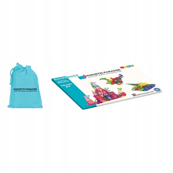 Magnetyczne Klocki Konstrukcyjne Montessori Edukacyjna Układanka 3D WOOPIE