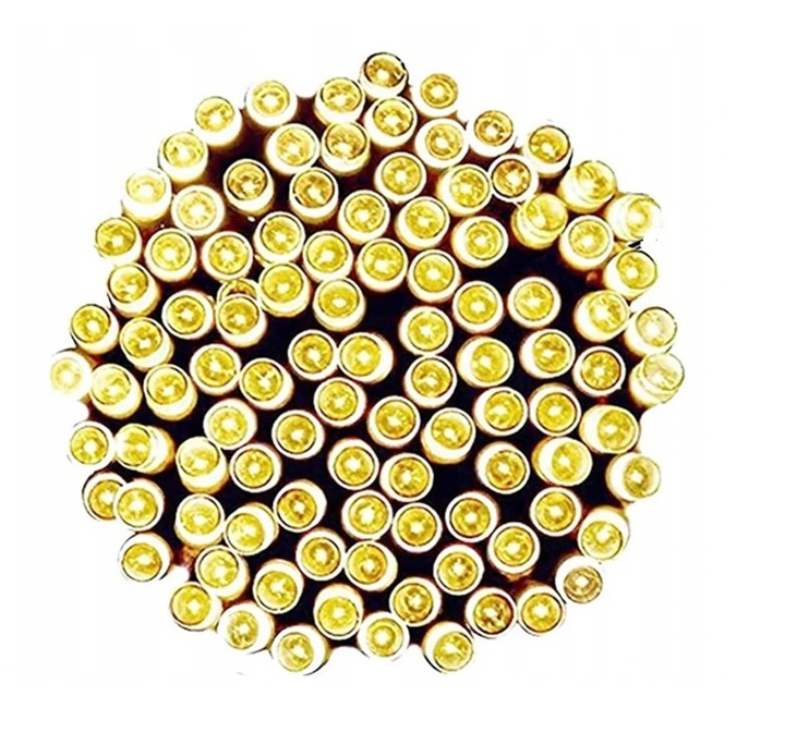 Lampki Choinkowe Led Wewnętrzne Zewnętrzne na Choinkę 300 Led Białe Ciepłe