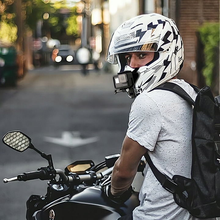 Mocowanie do kasku uchwyt na kask do kamer GoPro 12 11 10 9 8 7 6 5 MAX DJI