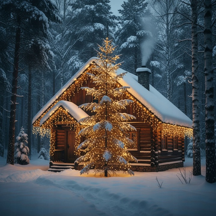 LAMPKI CHOINKOWE CIEPŁE ZEWNĘTRZNE ŚWIĄTECZNE 8 TRYBÓW 500 LED 35M