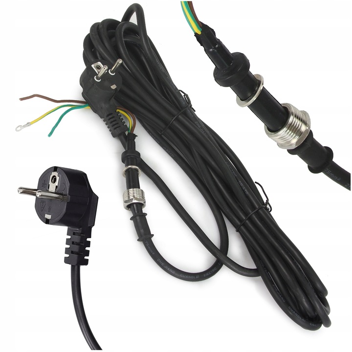 Przewód zasilający do pompy z rozdrabniaczem szamba 10M