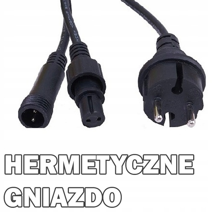 Lampki SOPLE Zewnętrzne GRUBE 100 LED 4,25m ZIMNE BIAŁE + FLASH + Gniazdo