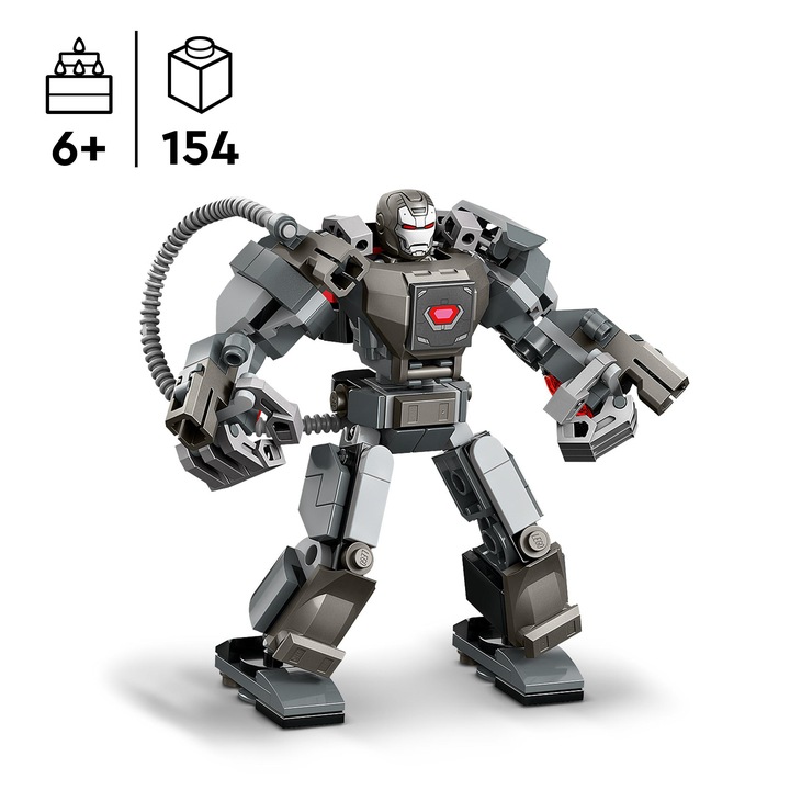 Lego Marvel. Mechaniczna zbroja War Machine 76277