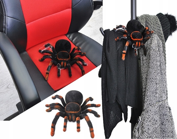 PAJĄK ZDALNIE STEROWANY LED NA PILOT DUŻY TARANTULA ZABAWKA DLA DZIECI