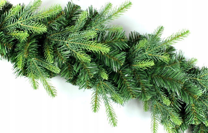 GIRLANDA ŁAŃCUCH CHOINKOWY OZDOBA ŚWIĄTEC.ZNA ŚWIERK GĘSTA 300 CM 1 SZT