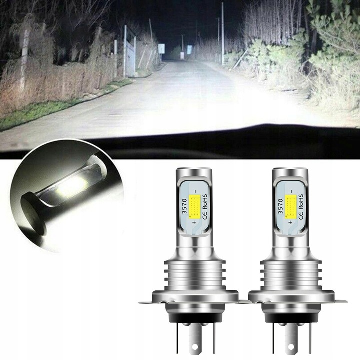 2x ŻARÓWKI LED H4 CSP LIGHT 400% 12V CAN BUS E11 8000lm do Yamaha Honda BMW