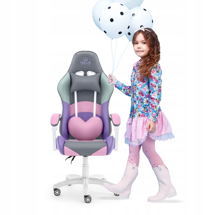 FOTEL GAMINGOWY DLA GRACZA BIUROWY HELL'S