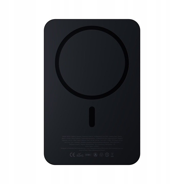 Powerbank 10000 mAh MagSafe QI USB-C Lightning - 3mk HARDY MagSynergy Ni+